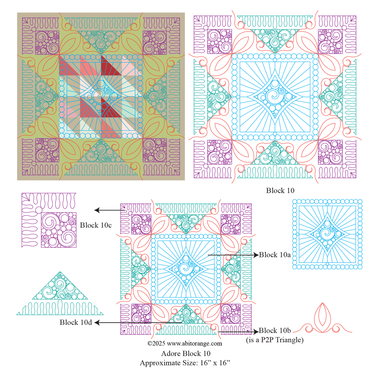 Adore Block 10 — A Bit Orange