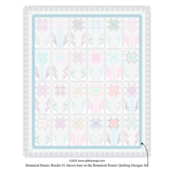 Botanical R Border 01