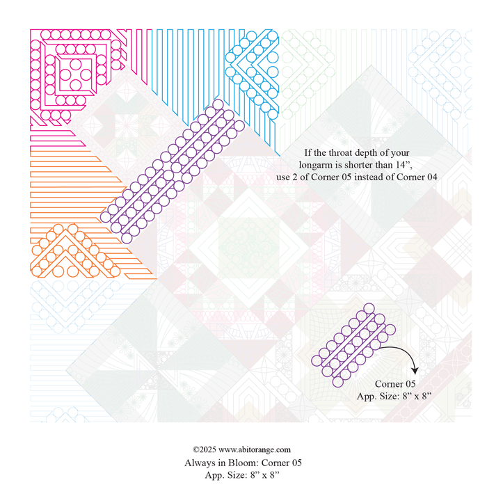 Always in Bloom Border and Corner Set