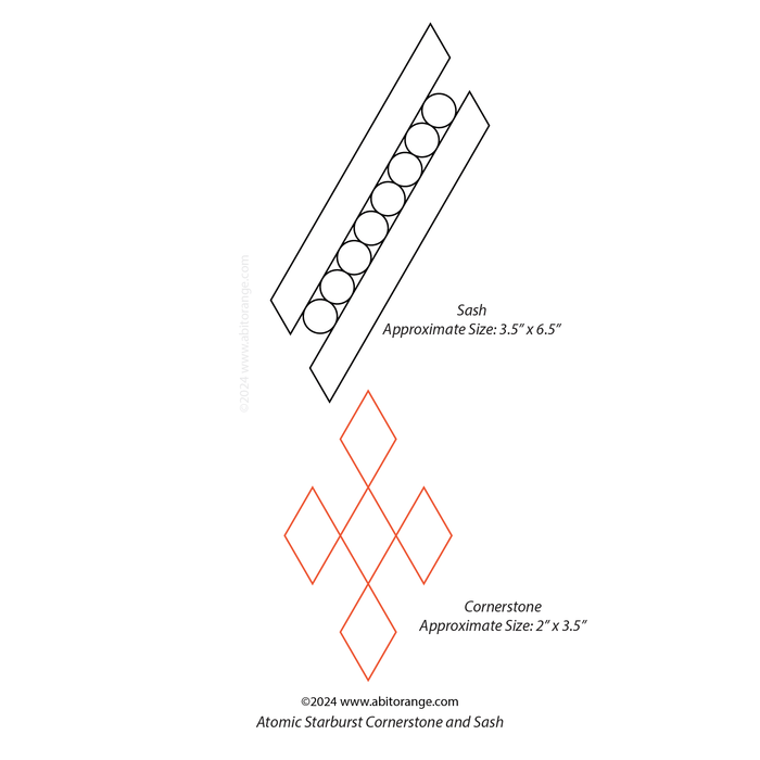 Atomic Starburst Corner's Sash