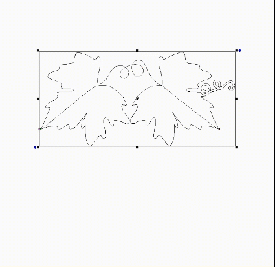 Pumpkin Leaves Border and Corner