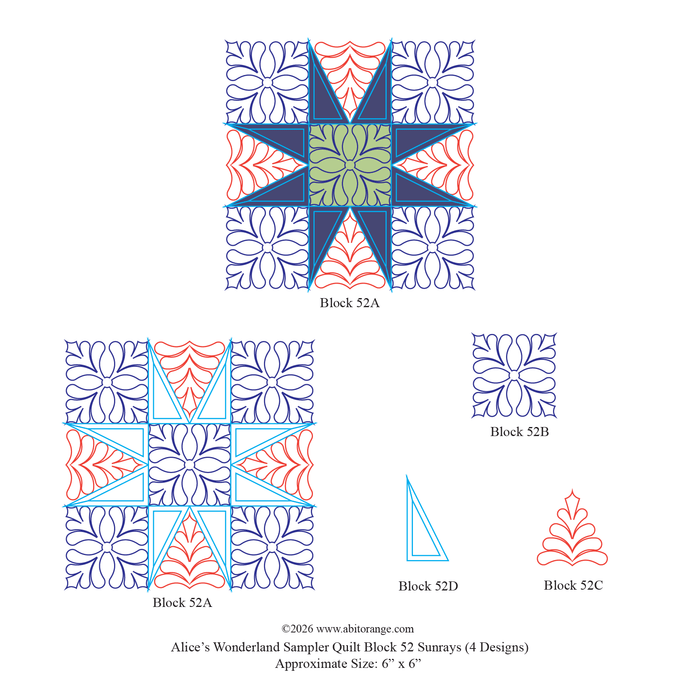 Alice's Wonderland Blocks Set