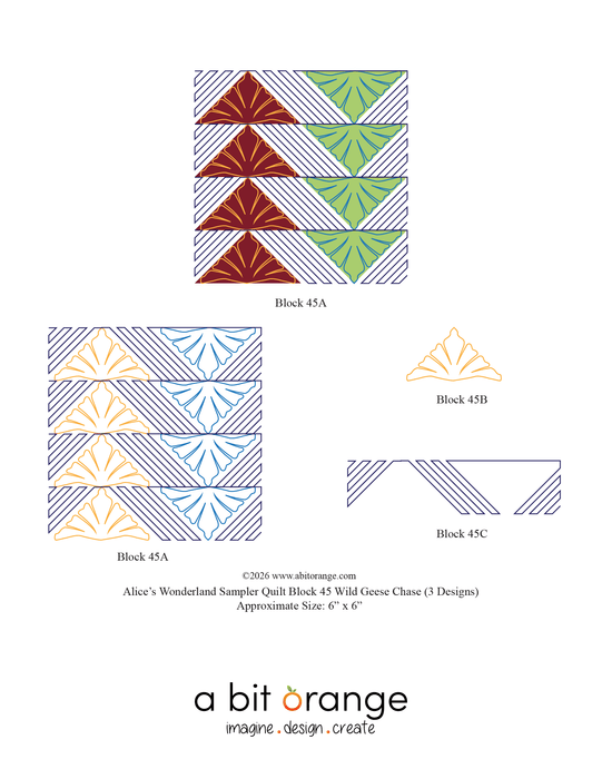 Alice's Wonderland Blocks Set