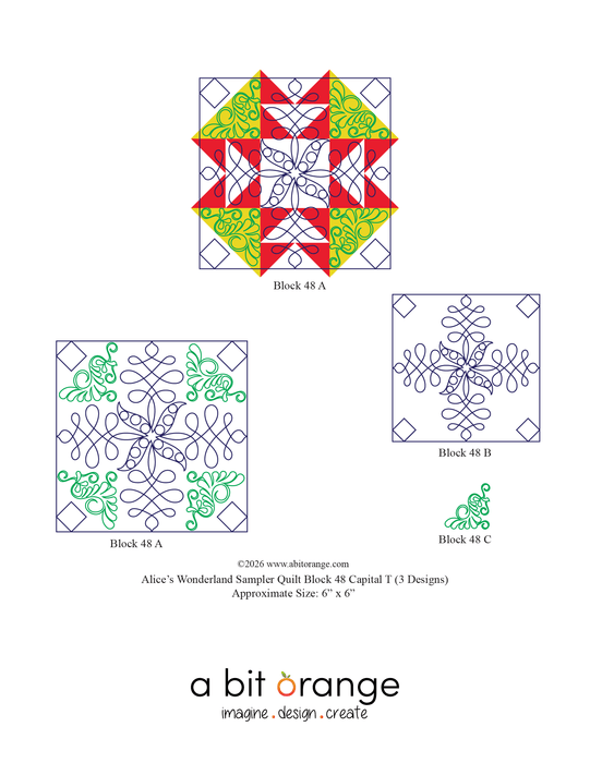 Alice's Wonderland Blocks Set
