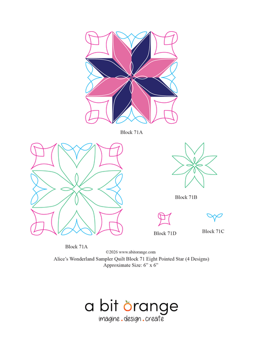Alice's Wonderland Blocks Set