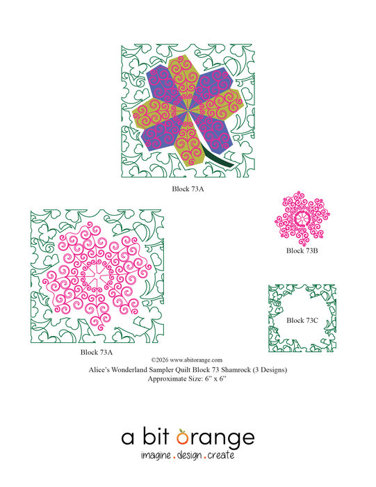 Alice's Wonderland Blocks Set