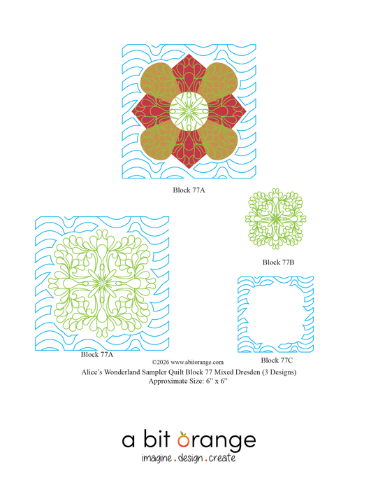 Alice's Wonderland Blocks Set