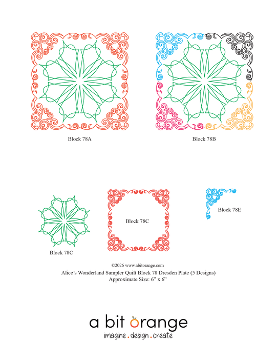 Alice's Wonderland Blocks Set