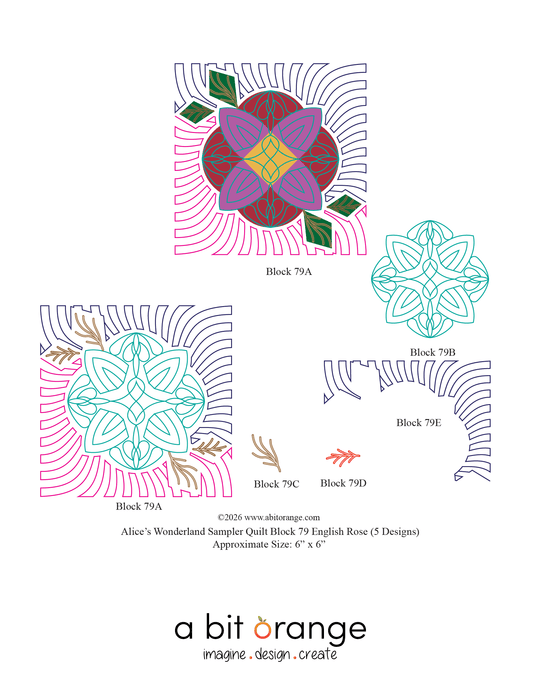 Alice's Wonderland Blocks Set