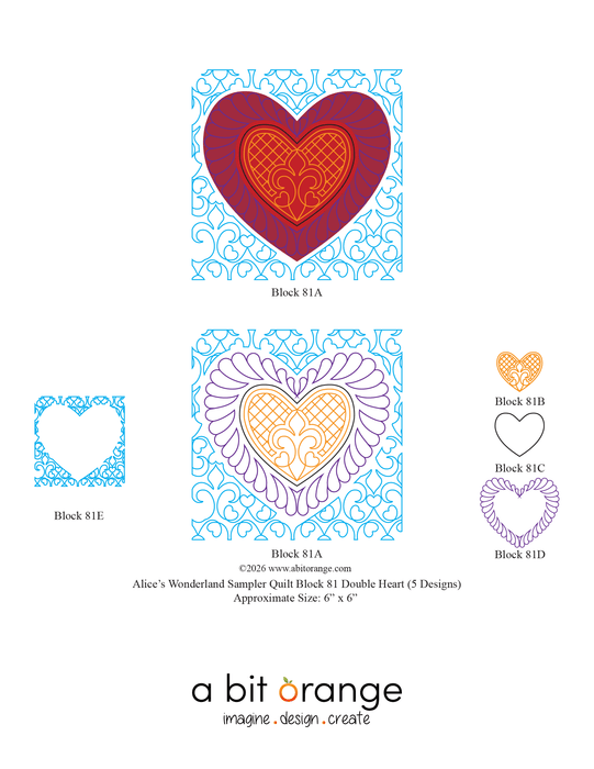 Alice's Wonderland Blocks Set