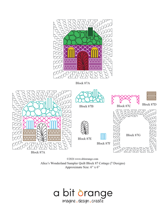 Alice's Wonderland Blocks Set