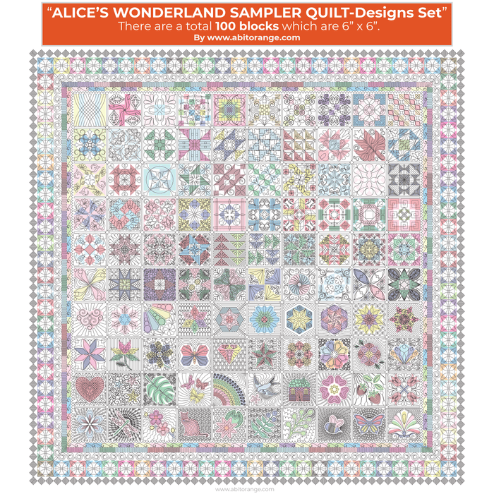 Alice's Wonderland Blocks Set