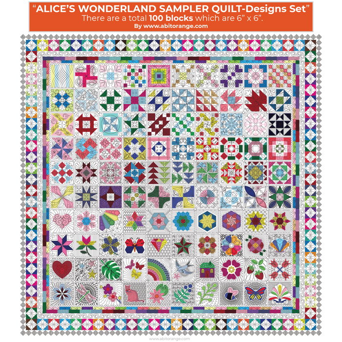 Alice's Wonderland Blocks Set