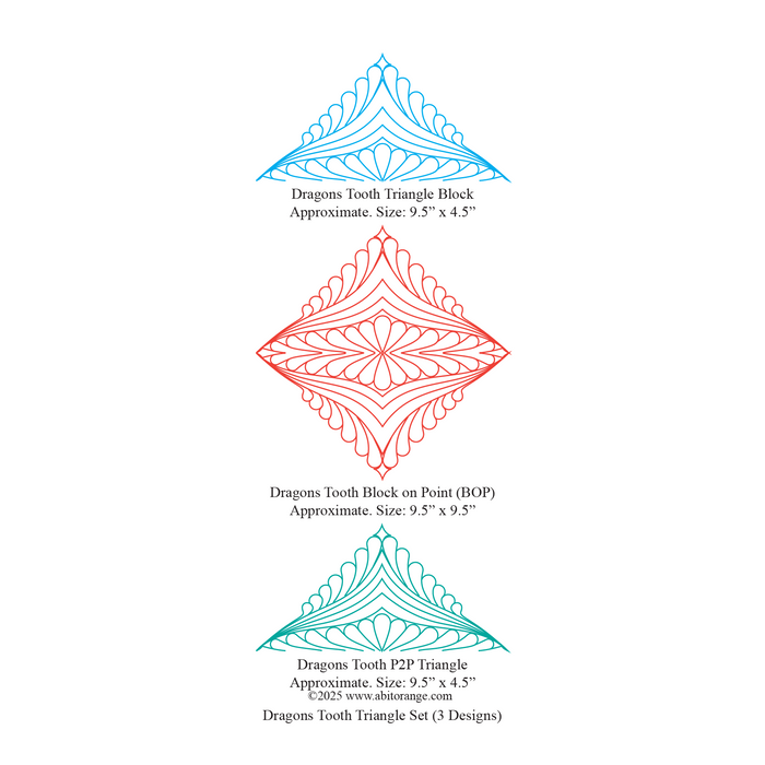 Dragons Tooth Triangles Set