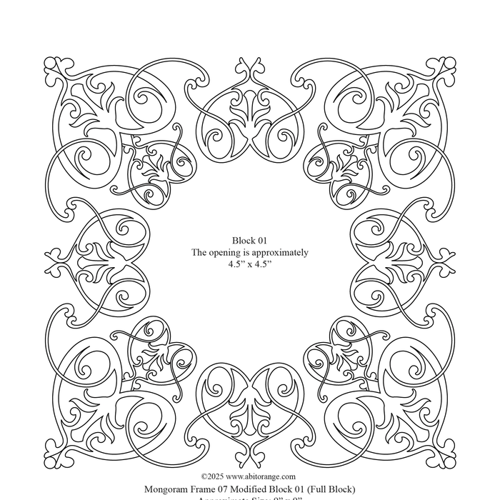 Monogram Frame 07