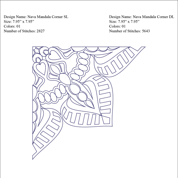 Nava Mandala [Embroidery]