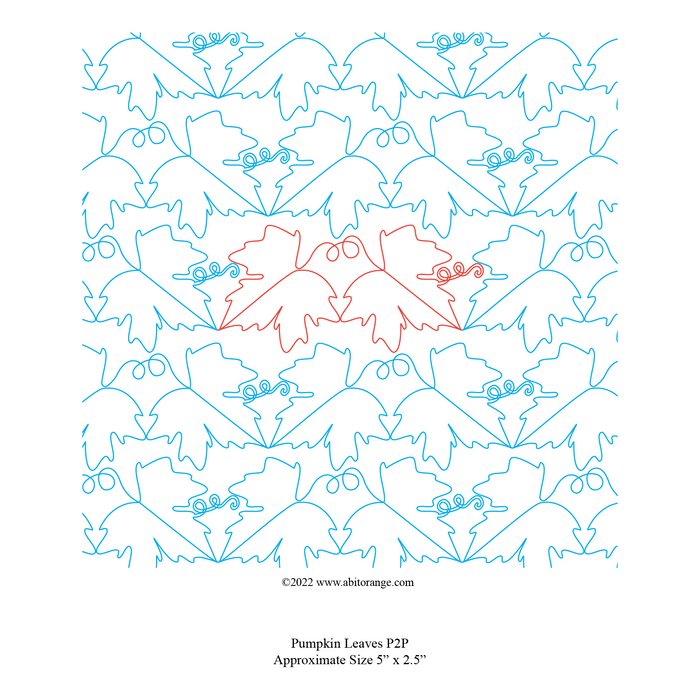 Pumpkin-leaves-e2e-quilting-designs-for-longarm