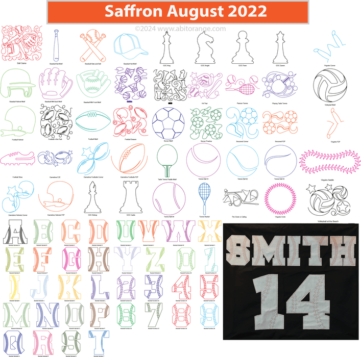 Saffron August 2022 (81 Designs+Special Project)