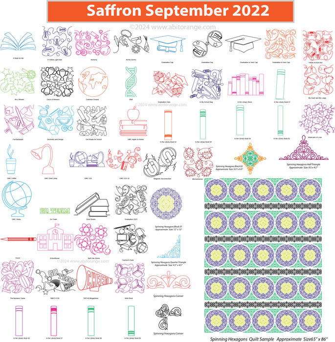 Saffron Sept 2022 (52 designs+Project design)