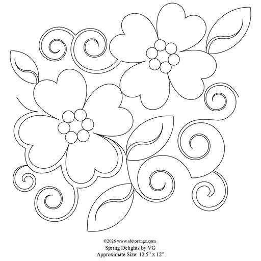Spring-delight-edge-to-edge-longarm-quilting-design