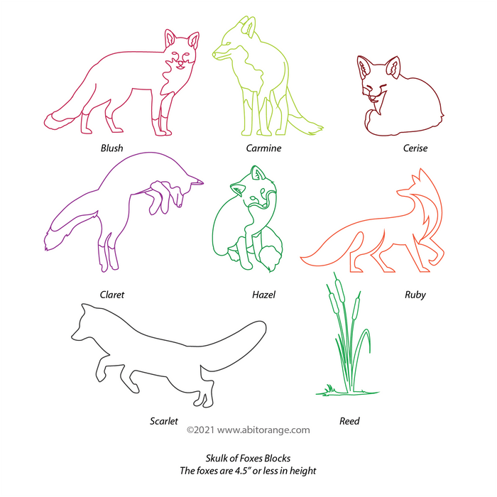 Skulk of Foxes (16 Designs)