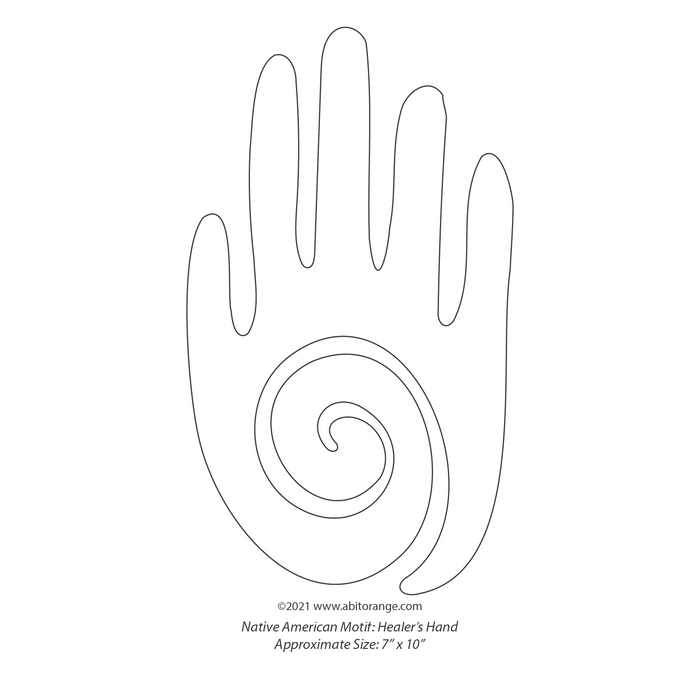 Native American Motif: Healer's Hand