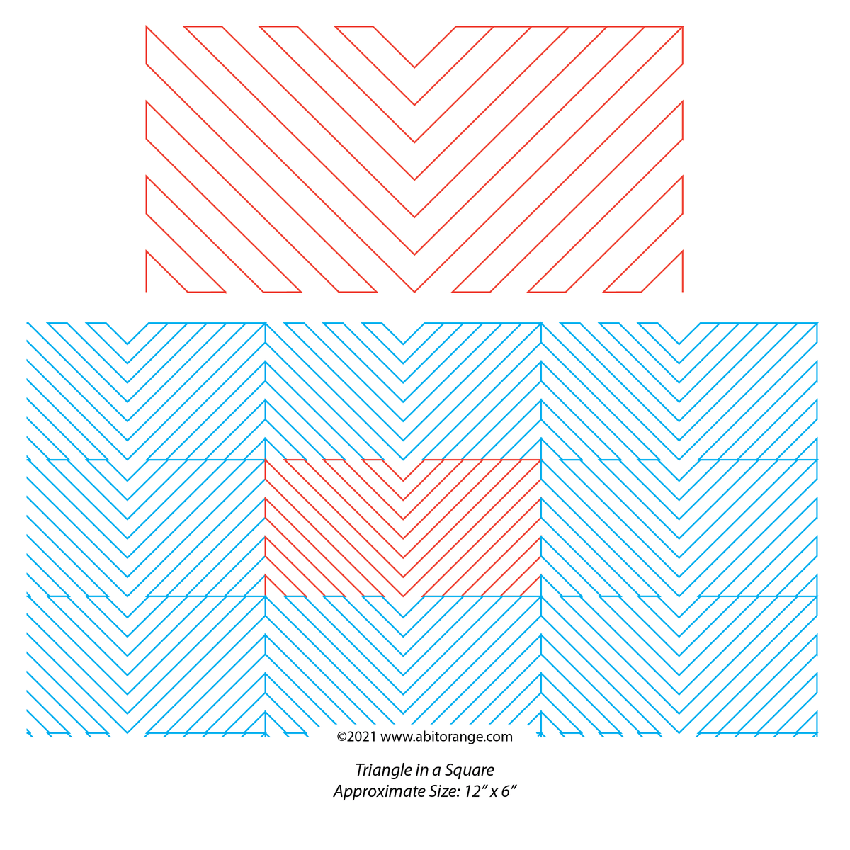 Triangle in a Square — A Bit Orange