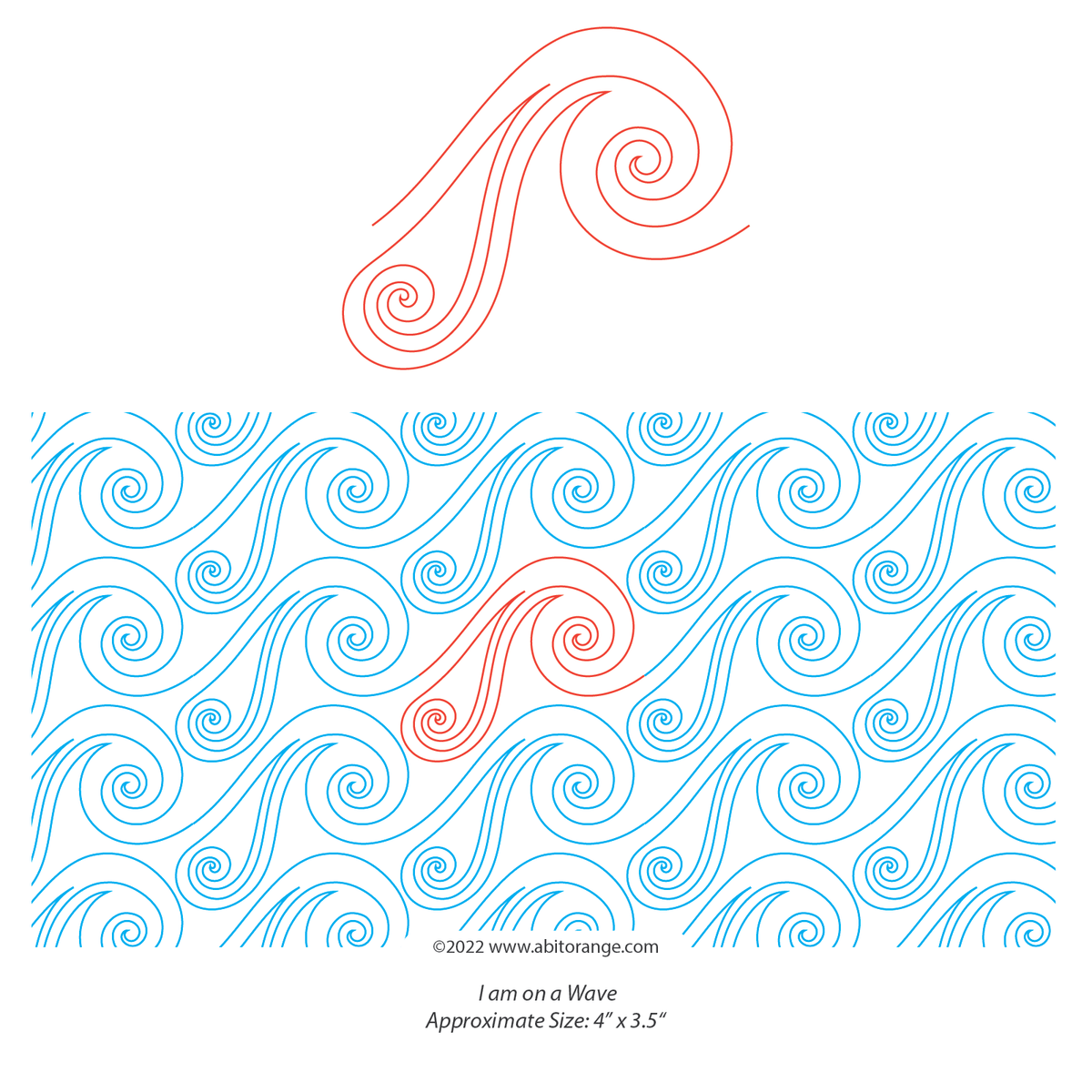 Wave Bit Design I am on a Wave! — A Bit Orange