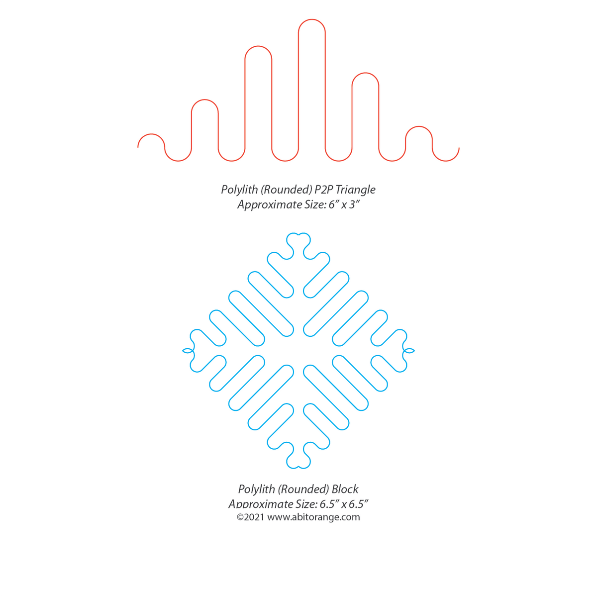 Polylith Rounded (2 Designs) — A Bit Orange