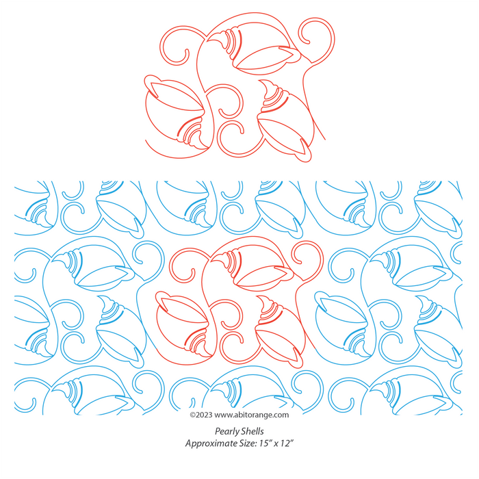 Pearly Shell Border Pearly Shells — A Bit Orange