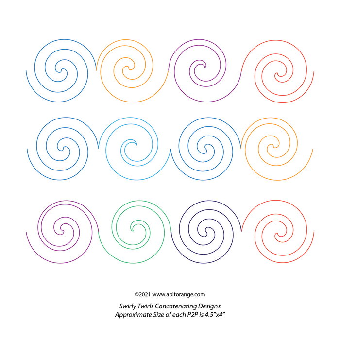 Swirly Twirls (9 Designs) — A Bit Orange