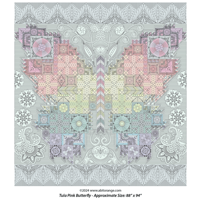 Tula Pink Butterfly Quilt - Digital quilting designs/patterns for ...