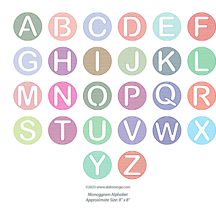 Monogram Alphabets