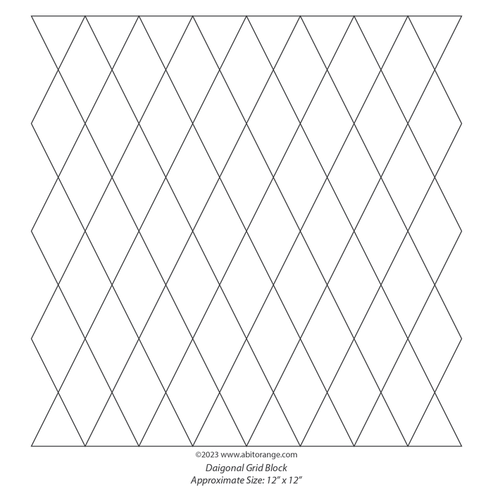 Simple Block Grid Diagonal Grid Block — A Bit Orange