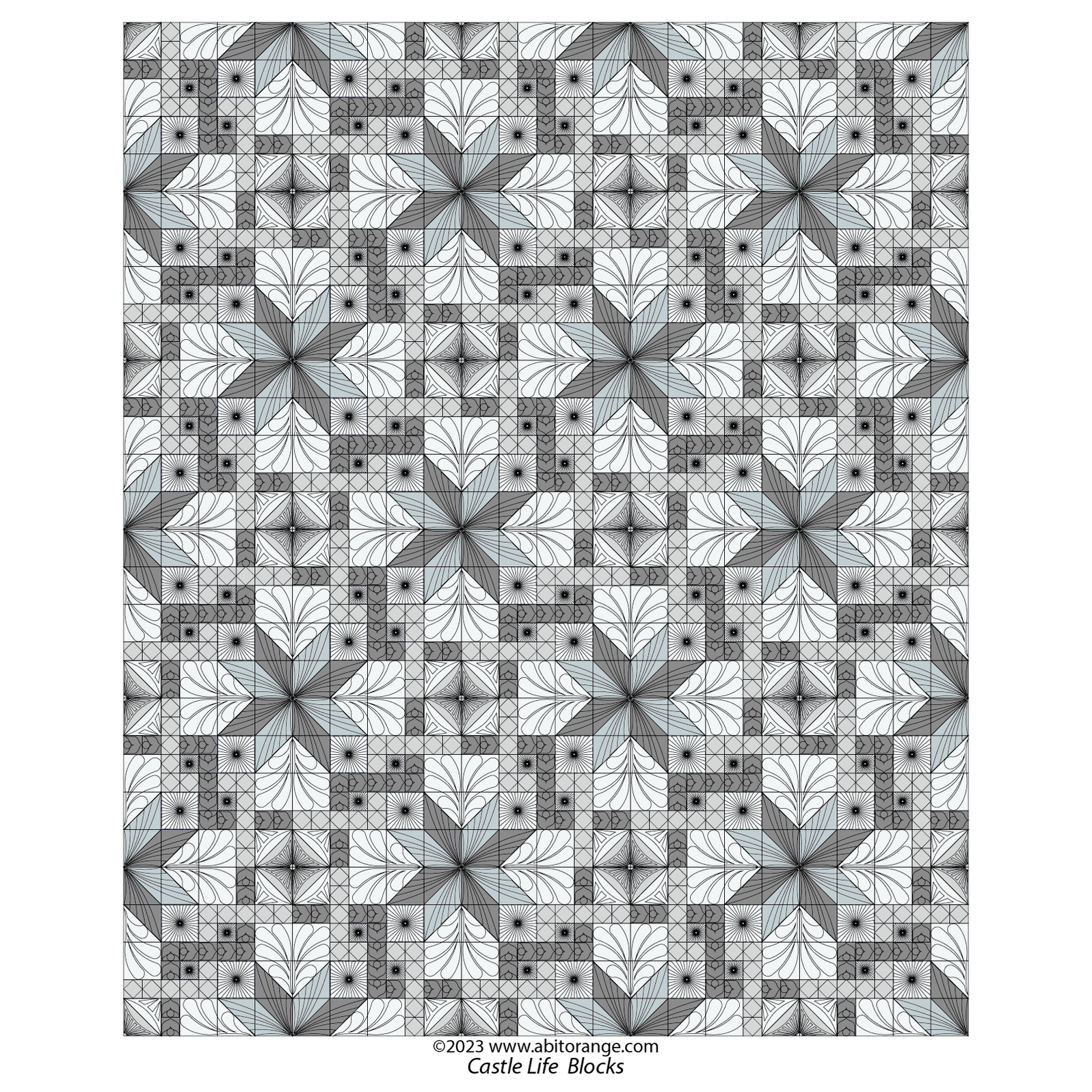 Block Motif Pattern Blocks and Motif Longarm Digital Quilting Designs — A Bit Orange