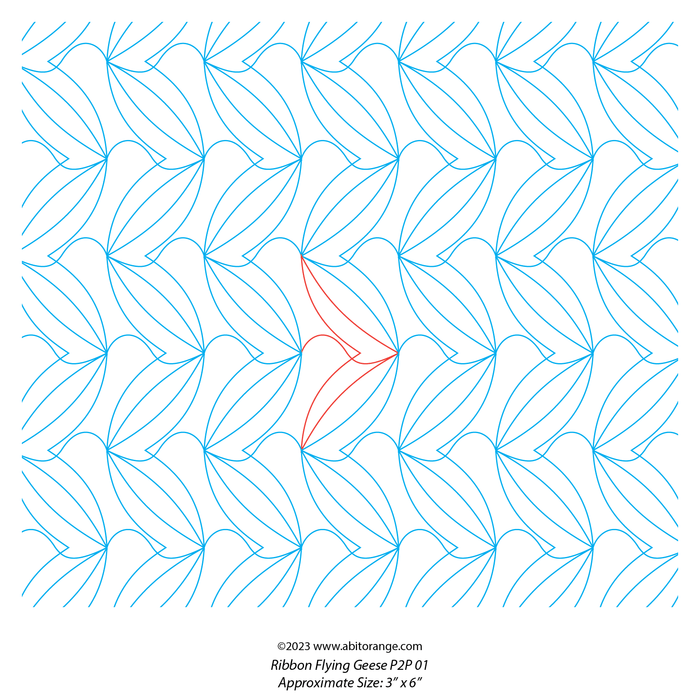 Ribbon Flying Geese P2P 01