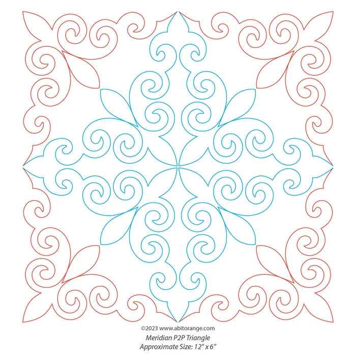 Meridian Pattern Design Meridian — A Bit Orange
