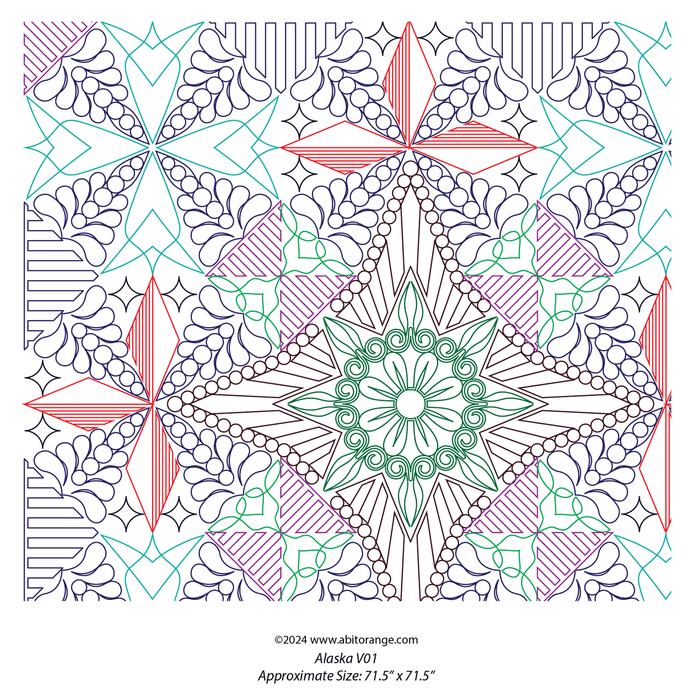 Alaska Pattern Design Alaska Quilt Pattern digital quilting designs for longarm machines — A ...