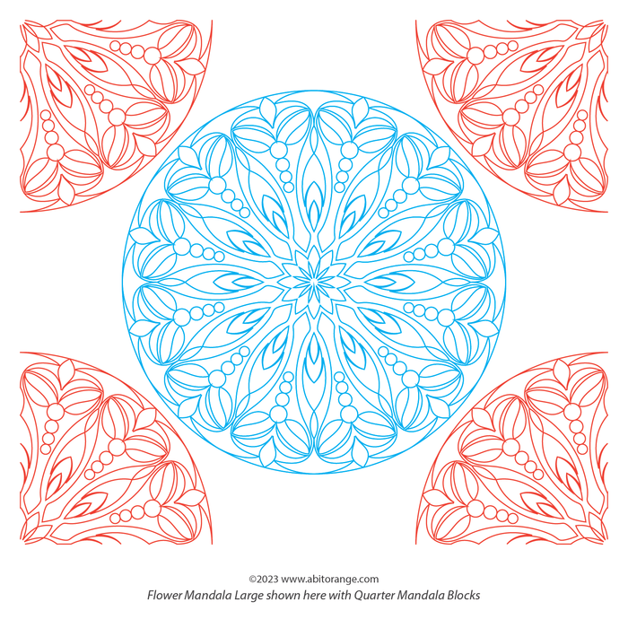 Flower Quarter Mandala