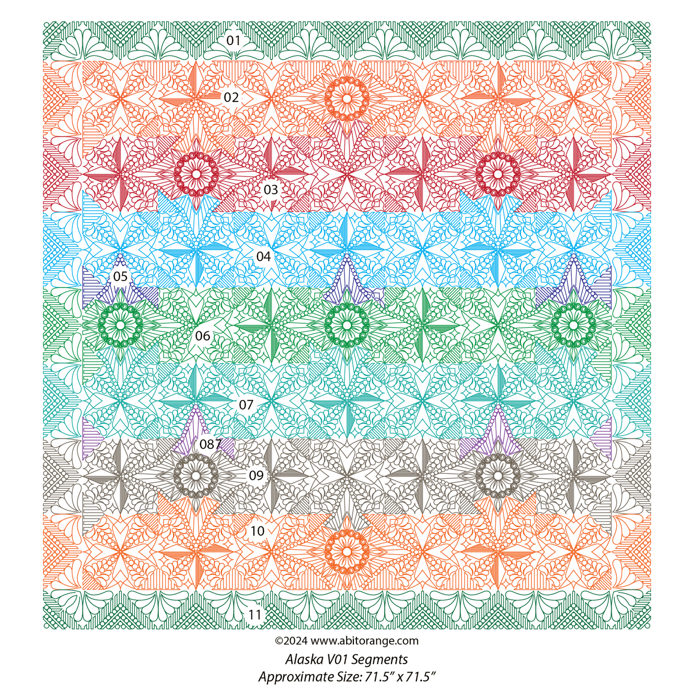 Alaska Quilt Pattern digital quilting designs for longarm machines — A ...
