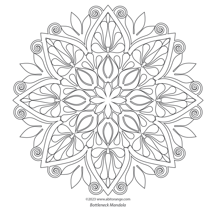 Bottleneck Half Mandala