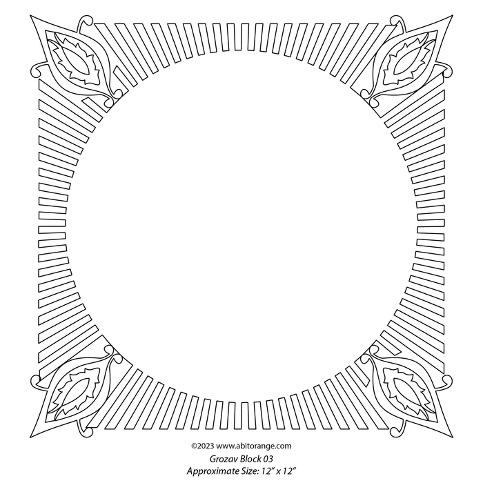 Grozav Block 03 (Drunkard's Path)