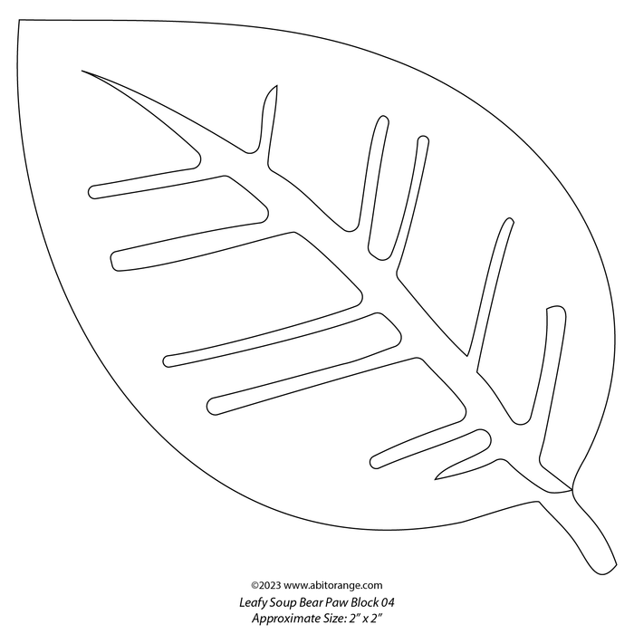 Leafy Soup Bear Paw Blocks Set