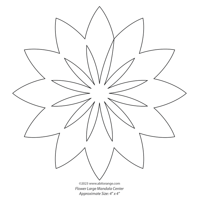 Flower Mandala Center