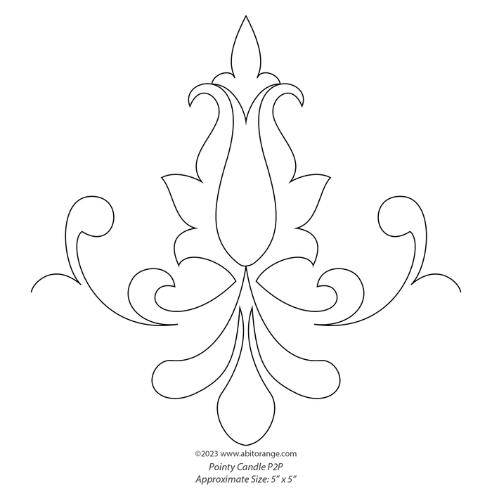 Pointy Candle Border