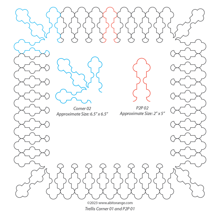 Trellis Border Corner 02