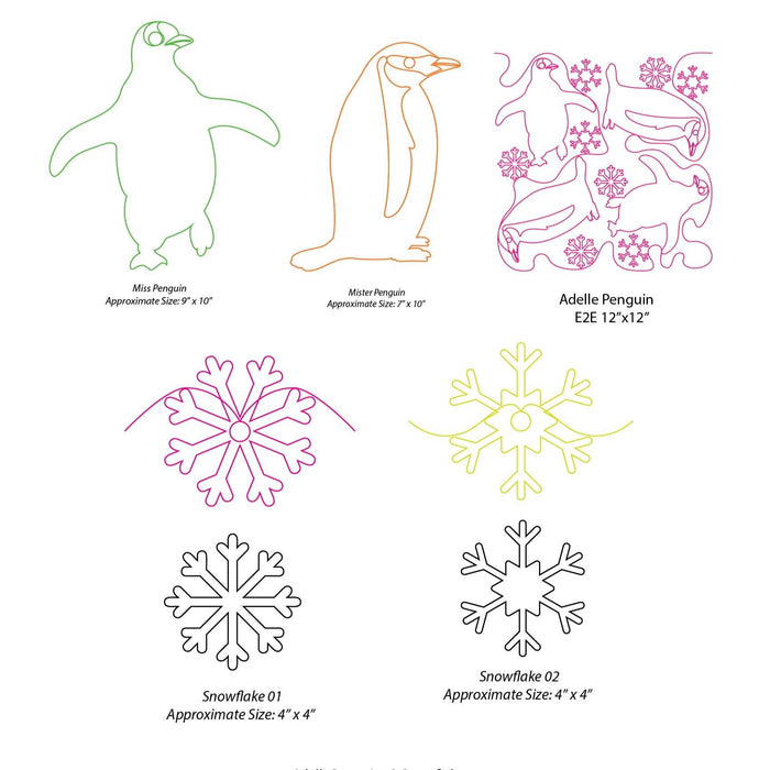 Adelle Penguin SET (7 Designs)