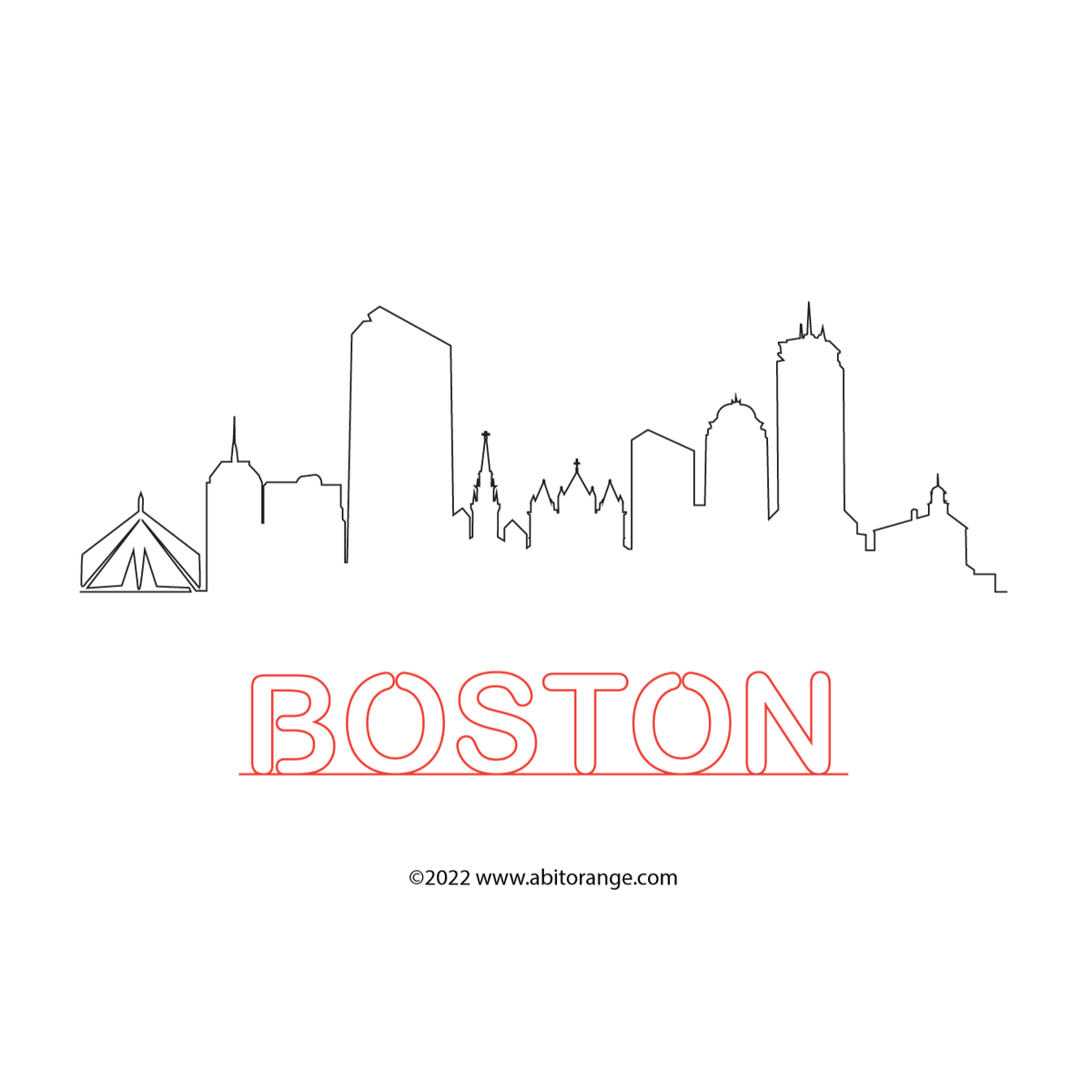 Boston (2 Designs) — A Bit Orange
