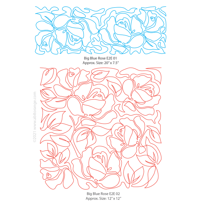 Bright Blue Rose (2 Designs)
