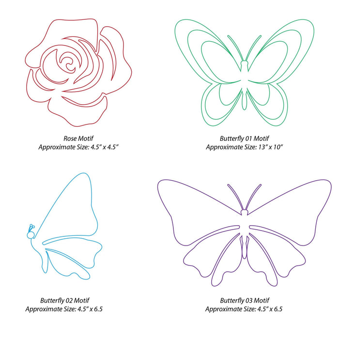 Butterflies and Roses SET